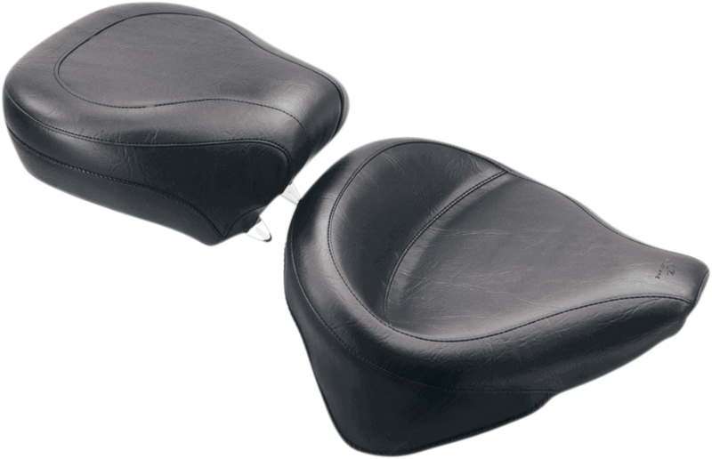 MUSTANG Wide Vintage Solo Seat - Harley-Davidson Softail 1984-1999 - 75757 - PartsOutlet.com.au