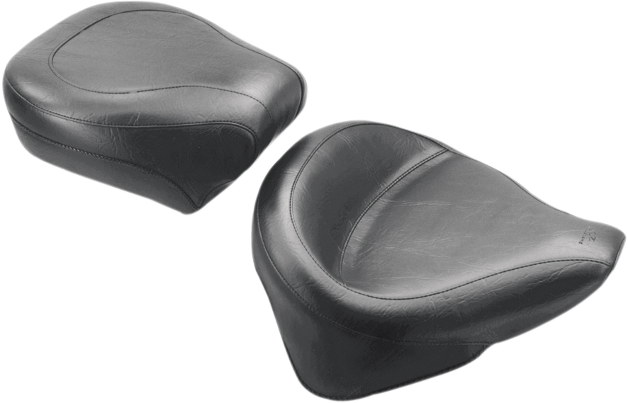 MUSTANG Wide Vintage Solo Seat - Harley-Davidson Softail Heritage FLST 2000-2015 - 76181 - PartsOutlet.com.au