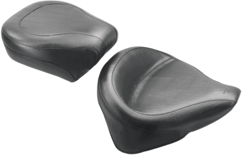 MUSTANG Wide Rear Seat - Vintage - Harley-Davidson 2000-2015 - FLST 76182 - PartsOutlet.com.au