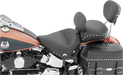 MUSTANG Wide Solo Seat - Driver's Backrest - Harley-Davidson 2000-2015 - FLST 79485 - PartsOutlet.com.au