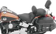 MUSTANG Sport Seat - Studded - Driver's Backrest - Harley-Davidson Softail FLST 2001-2015 - 79489 - PartsOutlet.com.au