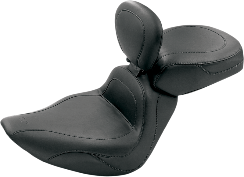 MUSTANG Vintage Pillion Seat Only - Harley-Davidson Softail 2006-2017 - Wide Tyre - 79535 - PartsOutlet.com.au