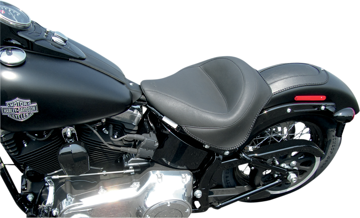 MUSTANG Touring Vintage Solo Seat - Harley-Davidson Slim 2011-2017 - FXS 76752 - PartsOutlet.com.au