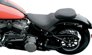 MUSTANG Wide Tripper Solo - Harley-Davidson Slim FLS 2011-2017 - Smooth - Black 76760 - PartsOutlet.com.au