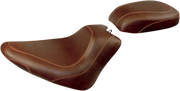 MUSTANG Wide Tripper Rear Seat - Harley-Davidson FLS Slim 2011-2017 - Brown 76765 - PartsOutlet.com.au