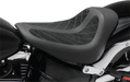 MUSTANG Kodlin Solo Seat - Black - Harley-Davidson 2013-2017 - FXSB 76276 - PartsOutlet.com.au