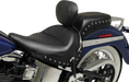 MUSTANG Wide Studded Solo Seat - Driver's Backrest - Harley-Davidson 2005-2017 - 79913 - PartsOutlet.com.au