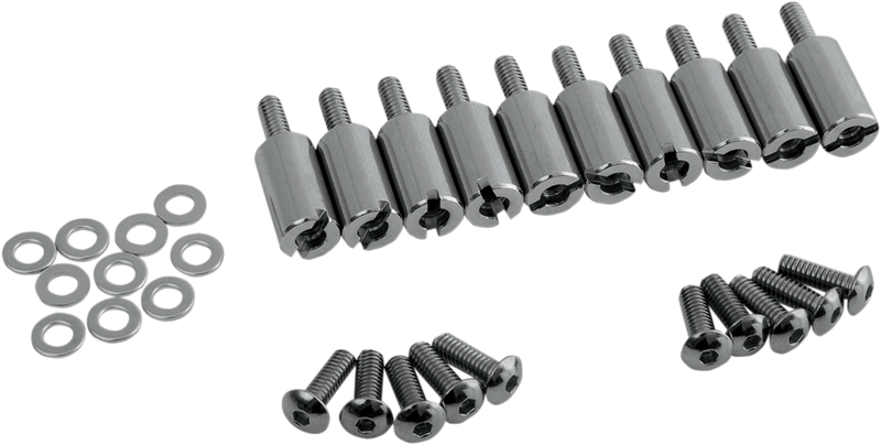DRAG SPECIALTIES Stud Ignition Plate and Timer Cover 10 Pack - Harley-Davidson 1980-1998 - 63111 - PartsOutlet.com.au