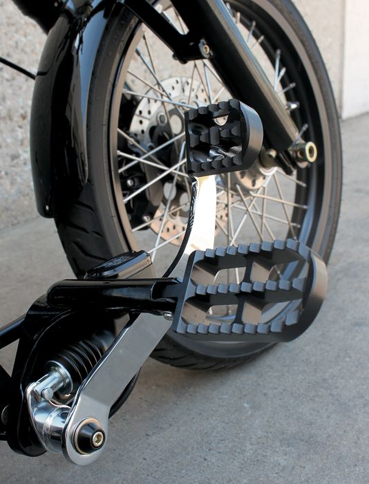 JOKER MACHINE Serrated Brake Cover - Black - '84-'17 FX - 08-58-1