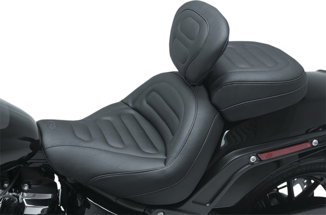 MUSTANG MX Solo Touring Seat - Driver's Backrest - Harley-Davidson FXFB 2018+ FXFB 79334 - PartsOutlet.com.au