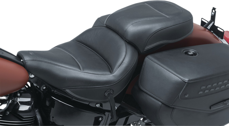 MUSTANG MX Solo Touring Seat - Harley-Davidson Heritage / Deluxe 2018+ 75880 - PartsOutlet.com.au