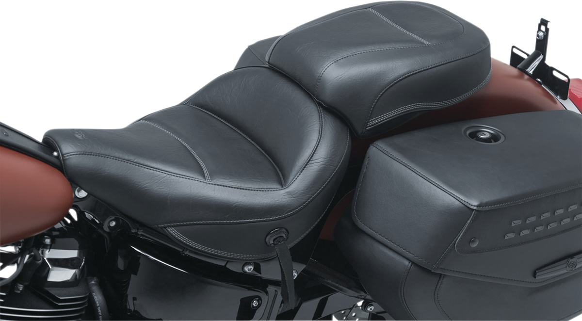 MUSTANG MX Solo Touring Seat - Harley-Davidson Heritage / Deluxe 2018+ 75880 - PartsOutlet.com.au