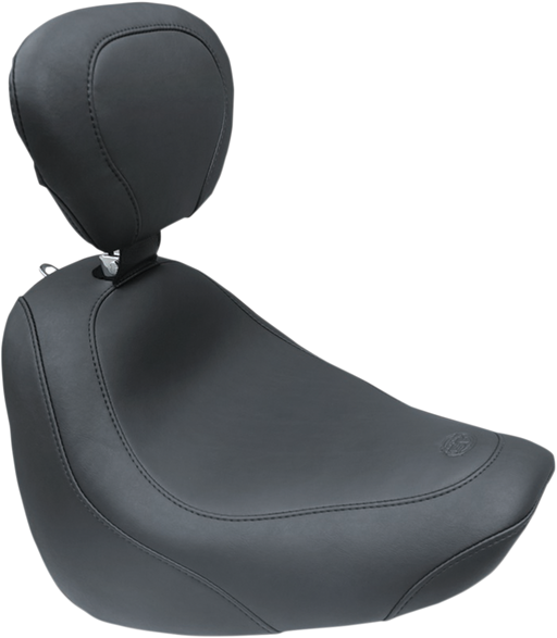 MUSTANG Wide Tripper Solo Seat - Driver Backrest -Harley-Davidson 2018+ Fat Bob - 79336 - PartsOutlet.com.au