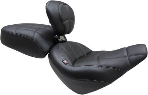 MUSTANG Solo Touring Seat - Driver's Backrest - Harley-Davidson Street Bob 2018+ FXBB 79494 - PartsOutlet.com.au