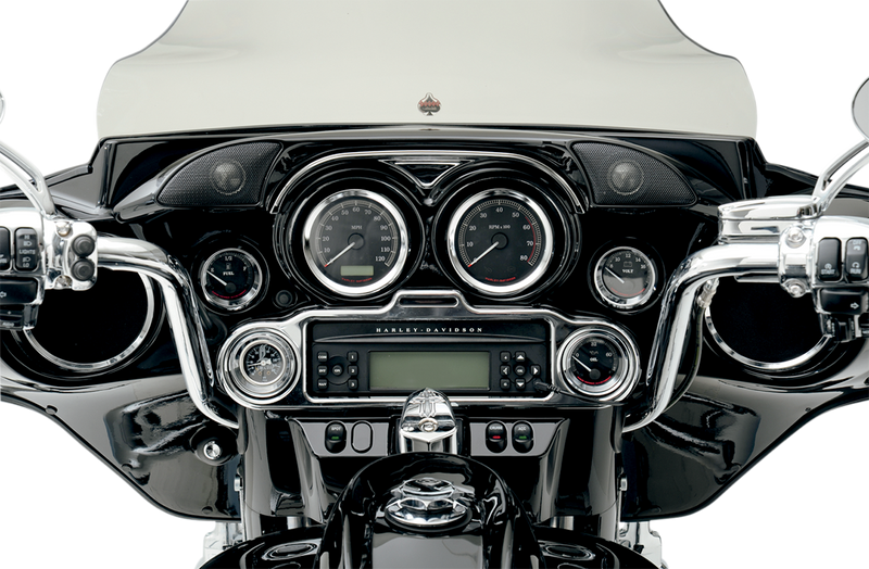 DRAG SPECIALTIES Speaker Bezel - Harley-Davidson 1996-2013 - Chrome 2202-0063-SC-7 - PartsOutlet.com.au