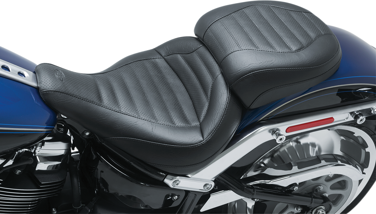 MUSTANG Solo Touring Seat - Harley-Davidson Fat Boy 2018-23 FLFB 75832 - PartsOutlet.com.au