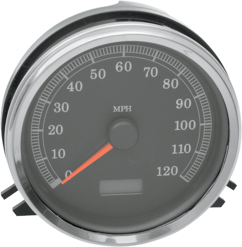DRAG SPECIALTIES Electronic MPH Speedometer - Black Face - Harley-Davidson 1996-2003 - 76436A - PartsOutlet.com.au