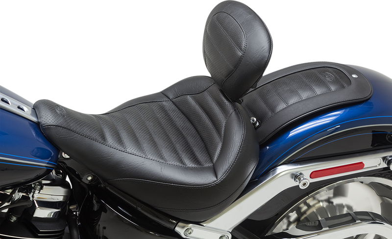 MUSTANG Solo Touring Seat - Driver's Backrest - Harley-Davidson Fat Boy 2018+ FLFB 79770 - PartsOutlet.com.au