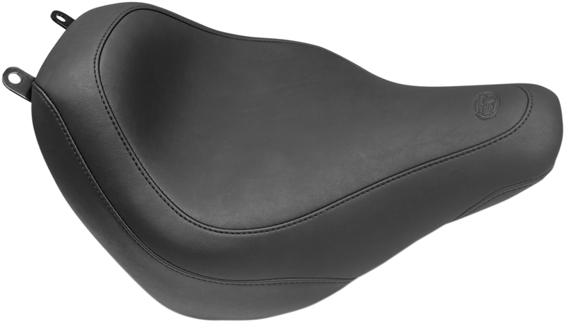 MUSTANG Wide Tripper Solo Seat - Harley-Davidson 2018+ Heritage / Deluxe - FLHC 75882 - PartsOutlet.com.au