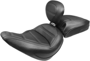 MUSTANG Solo Touring Seat - Driver's Backrest - Harley-Davidson Slim 2018+ FLSL 79028 - PartsOutlet.com.au