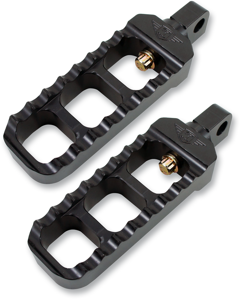 JOKER MACHINE Serrated Footpeg - Narrow - Black - Indian 2015-2019 - 08-61-5B - PartsOutlet.com.au
