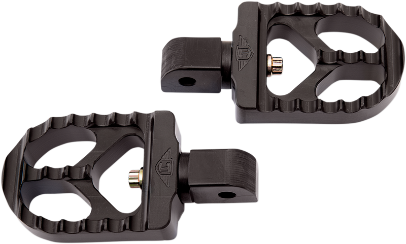 JOKER MACHINE Passenger Peg - Serrated - Black - Short - '18+ Softail - 08-57-7B - PartsOutlet.com.au
