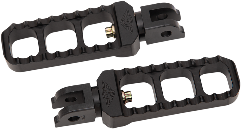 JOKER MACHINE Passenger Peg - Serrated - Black - Narrow - Softail 18+ - 08-61-6B - PartsOutlet.com.au