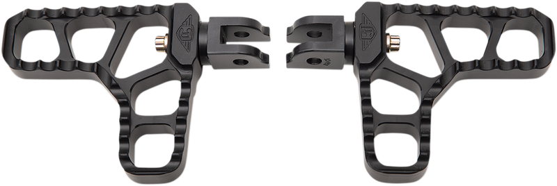JOKER MACHINE Heel Peg - Serrated - Black - '18-'20 Softail - 08-62-6B - PartsOutlet.com.au