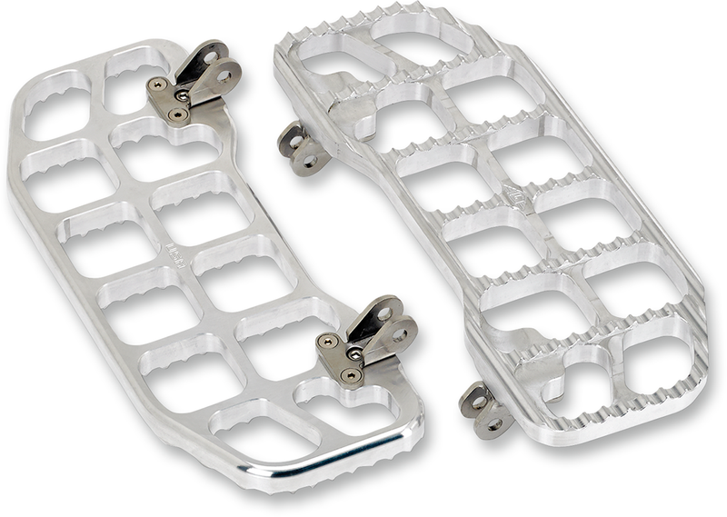 JOKER MACHINE Serrated Floorboard - Raw - Harley-Davidson 1980-2020 - 08-640-1 - PartsOutlet.com.au