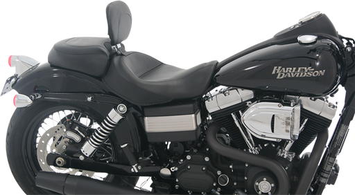 MUSTANG Wide Vintage Solo Seat - Driver's Backrest - Harley-Davidson Dyna FXD 2006-2017 - 79358 - PartsOutlet.com.au