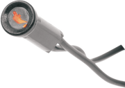 DRAG SPECIALTIES Snap-In Indicator Light - Oil Indicator - Black Bezel 160900 - PartsOutlet.com.au