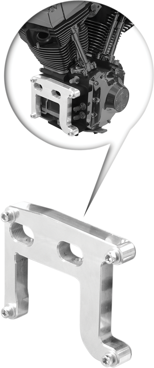 PAUGHCO Engine Adapter Plate - 88A Twin Cam 1999-2017 - 741TC - PartsOutlet.com.au