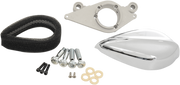 PAUGHCO Ribbed Teardrop Air Cleaner - CV - Harley-Davidson 1990-2017 - 701-201 - PartsOutlet.com.au