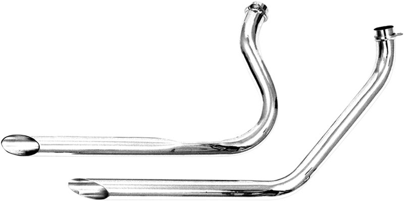 PAUGHCO Slashcut Drag Exhaust - '70-'84 FL - 734 - PartsOutlet.com.au