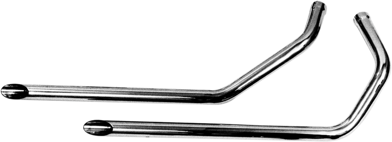 PAUGHCO 1-3/4" Drag Pipes - 40" Long - '57-'85 XL - 719-40