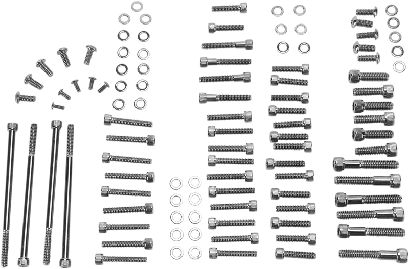 DRAG SPECIALTIES Bolt Kit Motor Smooth - Harley-Davidson 2007-2017 - MK699SBK - PartsOutlet.com.au
