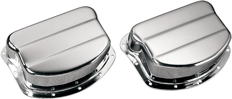 PAUGHCO Pan Covers - Chrome - '49-'65 FL - 765 - PartsOutlet.com.au