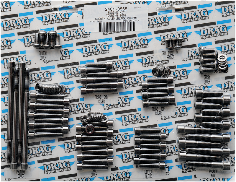 DRAG SPECIALTIES Bolt Kit Motor Smooth - Harley-Davidson 2007-2016 - MK700SBK - PartsOutlet.com.au