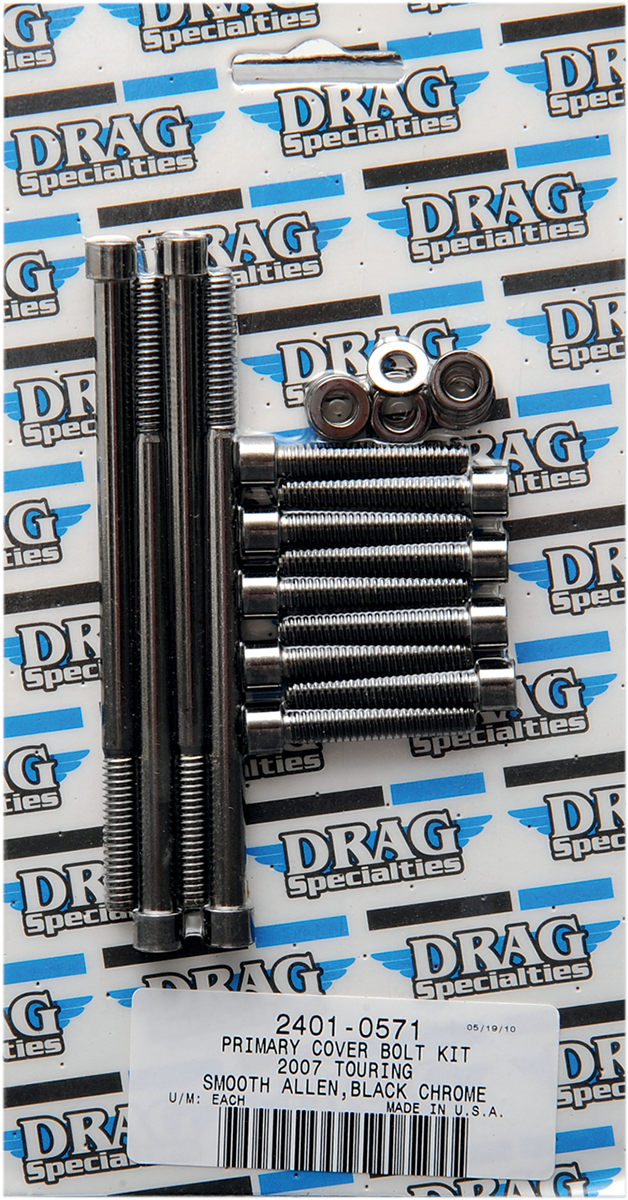 DRAG SPECIALTIES Bolt Kit Primary Smooth - Harley-Davidson 2007-2016 - MK673SBK - PartsOutlet.com.au