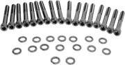 DRAG SPECIALTIES Bolt Kit Primary Knurled - Harley-Davidson 2004-2021 - MK685BK - PartsOutlet.com.au