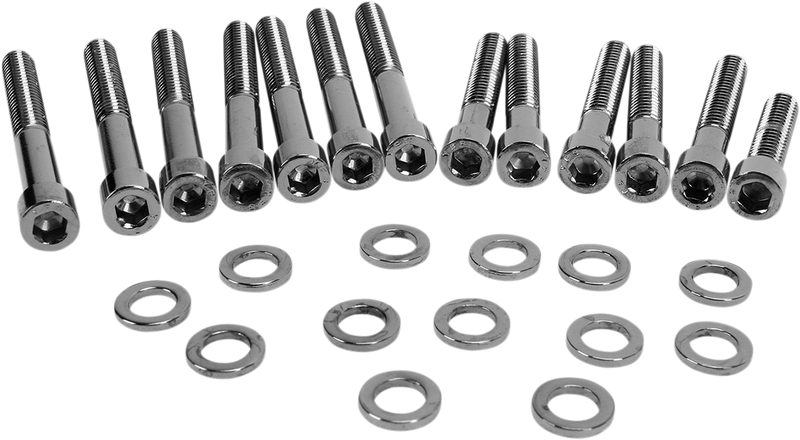 DRAG SPECIALTIES Bolt Kit Camshaft Cover Smooth - Harley-Davidson 2004-2021 - MK687SBK - PartsOutlet.com.au