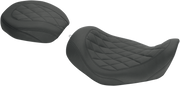 MUSTANG Wide Tripper Solo Seat - Diamond - Harley-Davidson Dyna 2006-2017 - 76704 - PartsOutlet.com.au