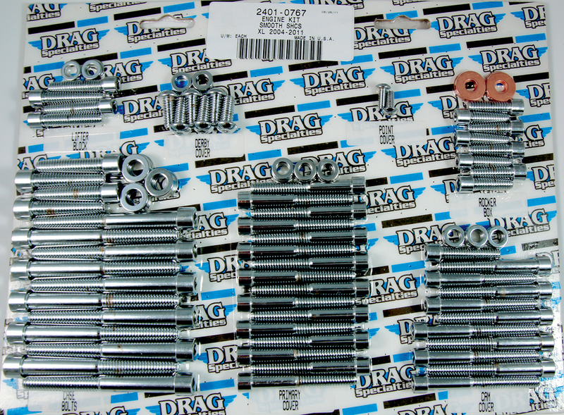 DRAG SPECIALTIES Smooth Motor Bolt Kit - Harley-Davidson 2004-2021 - XL MK694S - PartsOutlet.com.au