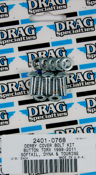 DRAG SPECIALTIES Derby Torx Bolt Kit - Big Twin - Harley-Davidson 1999-2017 - MK675 - PartsOutlet.com.au