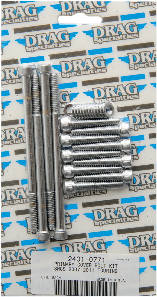 DRAG SPECIALTIES Knurled Motor Bolt Kit - Harley-Davidson 2007-2016 - Touring MK673 - PartsOutlet.com.au