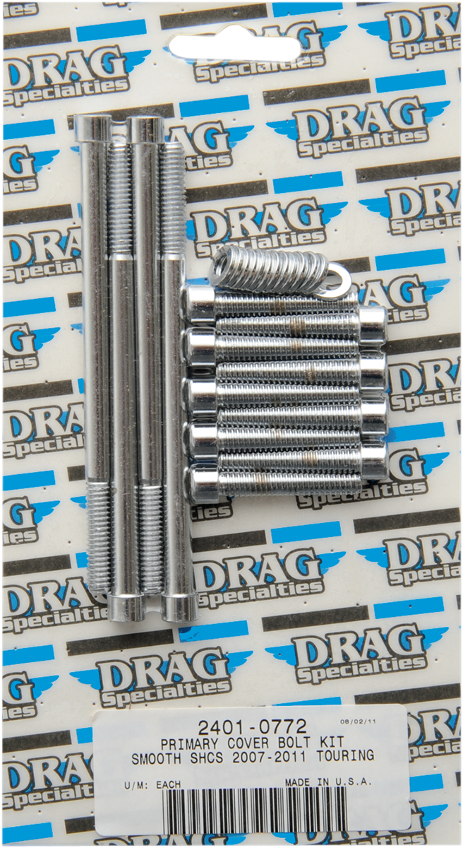 DRAG SPECIALTIES Smooth Primary Bolt Kit - Harley-Davidson 2007-2016 - Touring MK673S - PartsOutlet.com.au