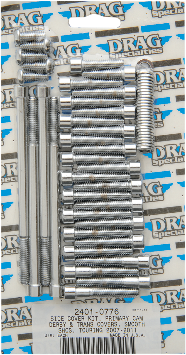 DRAG SPECIALTIES Smooth Transmission Bolt Kit - Harley-Davidson 2007-2016 - Touring MK696S - PartsOutlet.com.au