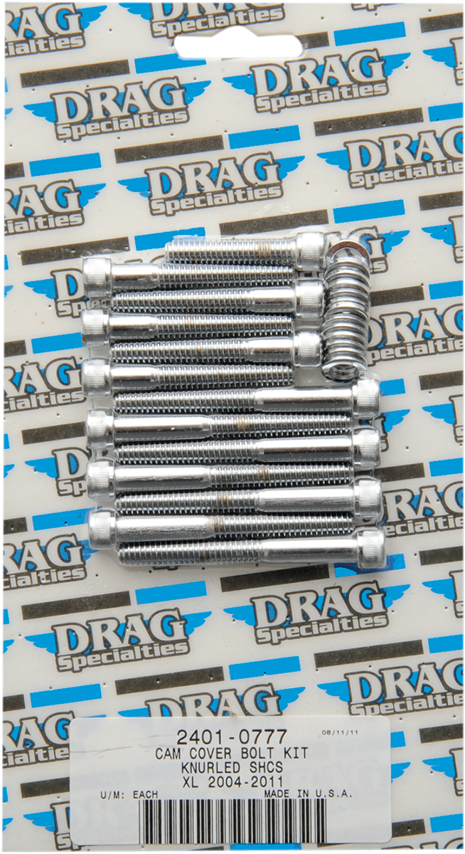 DRAG SPECIALTIES Knurled Camshaft Cover Bolt Kit - Harley-Davidson 2004-2021 - XL MK687 - PartsOutlet.com.au