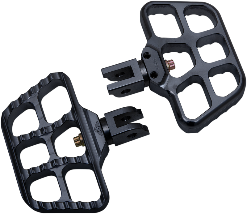 JOKER MACHINE Mini Floorboards - Black - '18+ Softail 08-644-6B - PartsOutlet.com.au