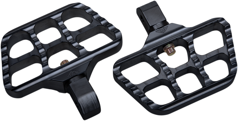 JOKER MACHINE Passenger Mini Floorboards - Black - '18-'19 Softail 08-644-7B - PartsOutlet.com.au